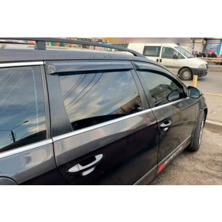 Window Deflectors SW (4 pcs, EU, HIC) Volkswagen Passat B7 2012-2015 photo 2