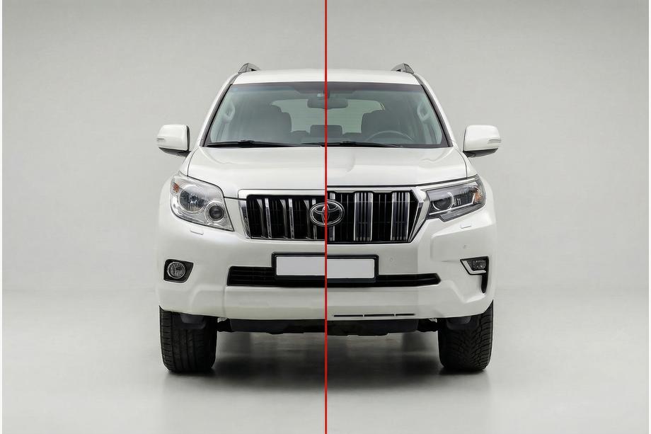 Toyota Land Cruiser Prado 150 2009-2023 Facelift Conversion Kit 2009-2016 to 2017- (with Full LED Headlights) Image