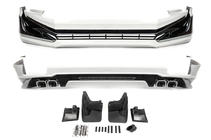 Toyota Land Cruiser Prado 150 2009-2023 Front and rear bumper extensions Modelista V1 (2017-) Black photo 1