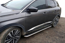 Opel Mokka 2012-2021 Side Steps Maydos V2 (2 pcs, Aluminum & Stainless Steel) photo 1
