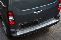 Citroen Berlingo 2008-2018 Rear bumper protector Omsa Line (stainless steel) photo 1