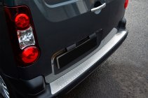 Citroen Berlingo 2008-2018 Rear bumper protector Omsa Line (stainless steel) photo 2