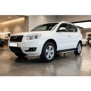 Side Steps Allmond Grey (2 pcs, Aluminum) Geely Emgrand X7 2011- photo 1