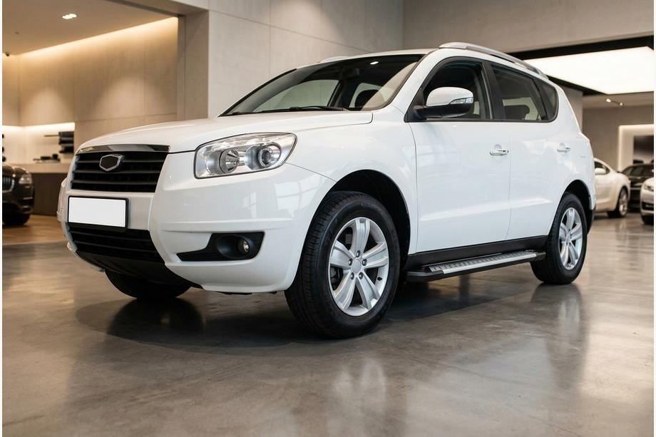 Geely Emgrand X7 2011- Side Steps Allmond Grey (2 pcs, Aluminum) Image
