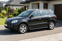 Geely Emgrand X7 2011- Side Steps Allmond Black (2 pcs, Aluminum) photo 1