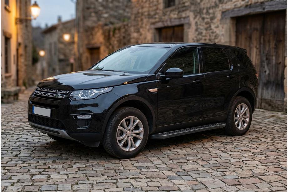 Land Rover Discovery Sport 2014- Side Steps Allmond Black (2 pcs, Aluminum) 2014-2019 Image