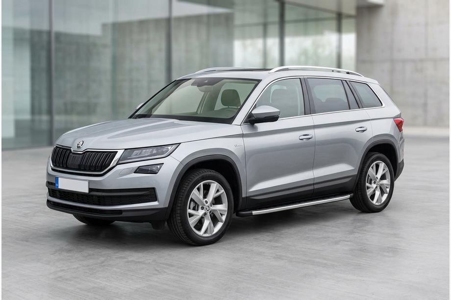 Skoda Kodiaq 2016-2023 Side Steps Fullmond (2 pcs, Aluminum) Image