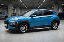 Hyundai Kona 2017-2023 Side Steps Line (2 pcs, Aluminum) photo 1