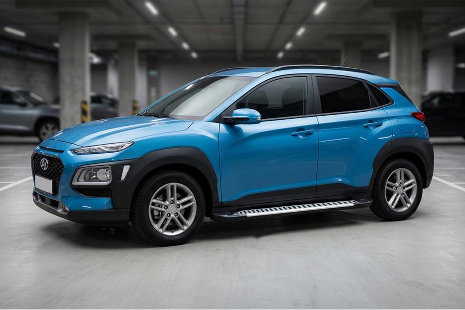 Hyundai Kona 2017-2023 Side Steps Line (2 pcs, Aluminum) Image