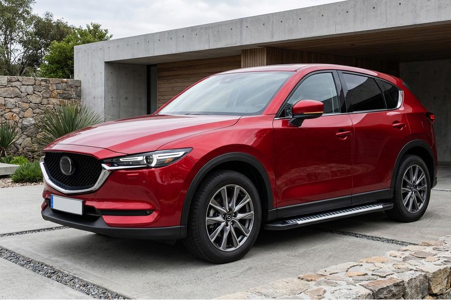 Mazda CX-5 2017–2025 Side Steps Line (2 pcs, Aluminum) Image