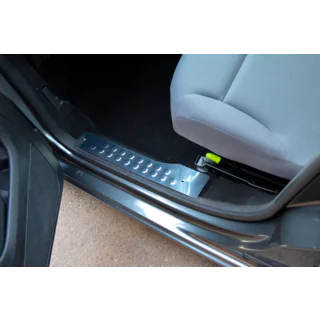 Interior door sill plates OmsaLine stainless steel photo 1