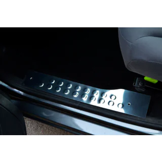 Interior door sill plates OmsaLine stainless steel photo 4