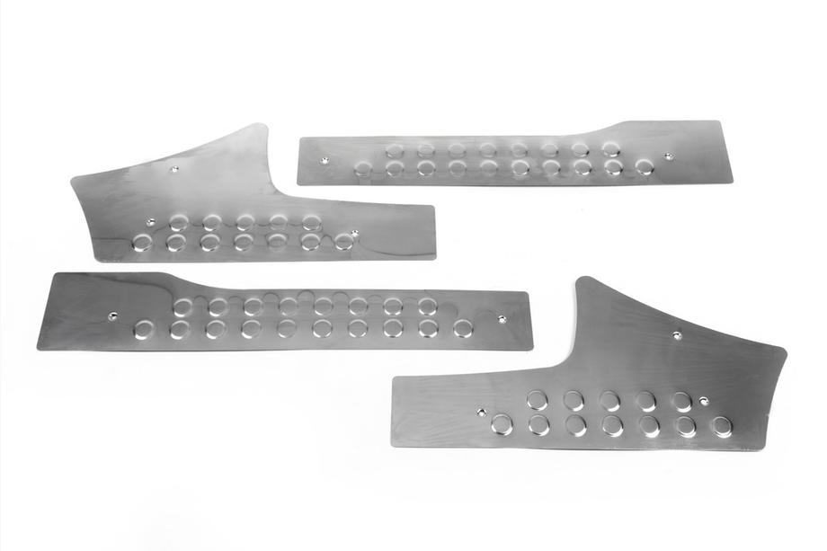 Citroen Berlingo 2008-2018 Interior door sill plates OmsaLine stainless steel Photo 2