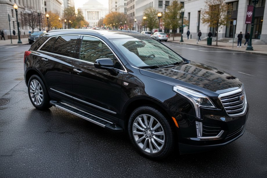 Cadillac XT5 2016- Side Steps RedLine V1 (2 pcs, Aluminum) Image