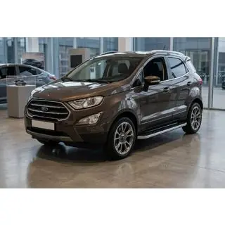 Side Steps Tayga Grey (2 pcs, Aluminum) Ford Ecosport 2013-2022 photo 1