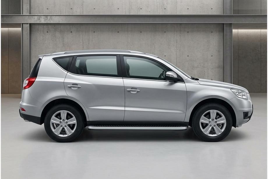 Geely Emgrand X7 2011- Side Steps Tayga Grey (2 pcs, Aluminum) Image