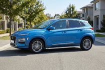 Hyundai Kona 2017-2023 Side Steps Tayga Grey (2 pcs, Aluminum) photo 1