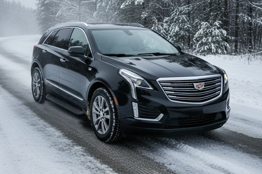 Cadillac XT5 2016- Side Steps Tayga Black (2 pcs, Aluminum) Image