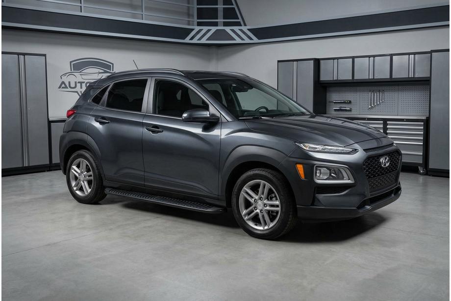 Hyundai Kona 2017-2023 Side Steps Tayga Black (2 pcs, Aluminum) Image