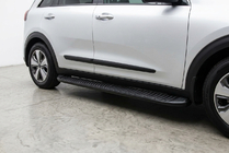 Kia Niro 2016–2021 Side Steps Tayga Black (2 pcs, Aluminum) photo 1