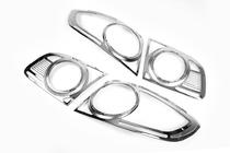 Hyundai Santa Fe 2 2006-2012 Chrome Tail Light Covers (2 pcs, plastic) photo 3