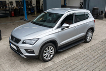 Seat Ateca 2016- Side Steps Tayga Black (2 pcs, Aluminum) photo 1