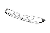 Hyundai Santa Fe 2 2006-2012 Headlight Covers Chrome (2006-2010, 2 pcs, plastic) photo 2