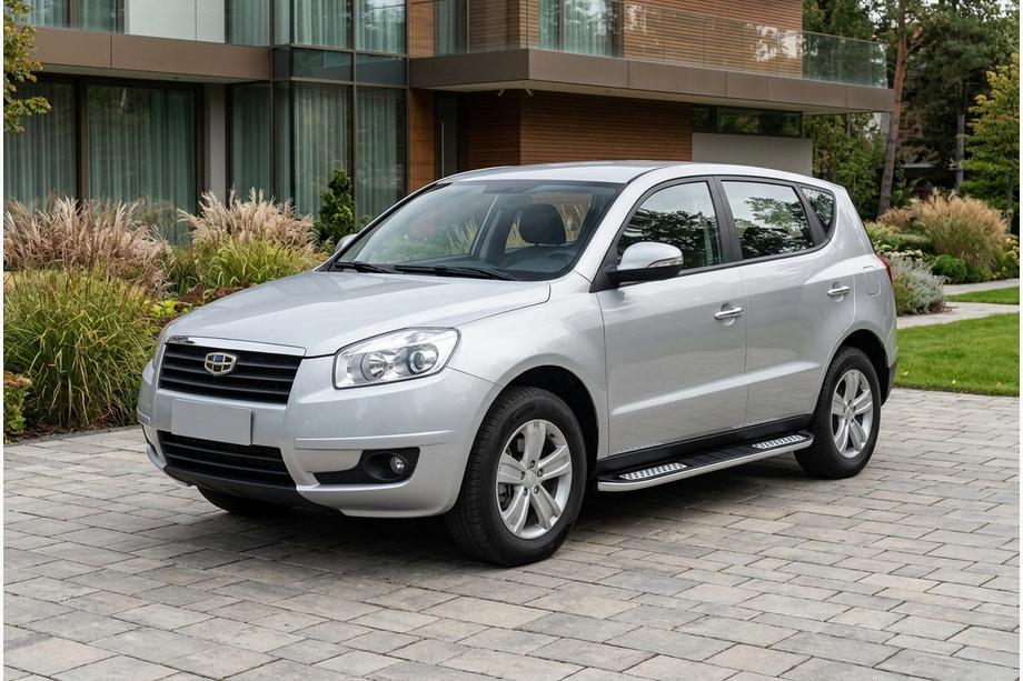 Geely Emgrand X7 2011- Side Steps Tayga V2 (2 pcs, Aluminum) Image