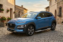Hyundai Kona 2017-2023 Side Steps Tayga V2 (2 pcs, Aluminum) photo 1