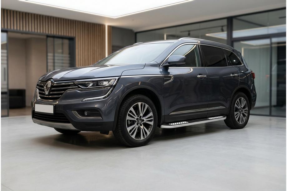 Renault Koleos 2016-2024 Side Steps Tayga V2 (2 pcs, Aluminum) Image
