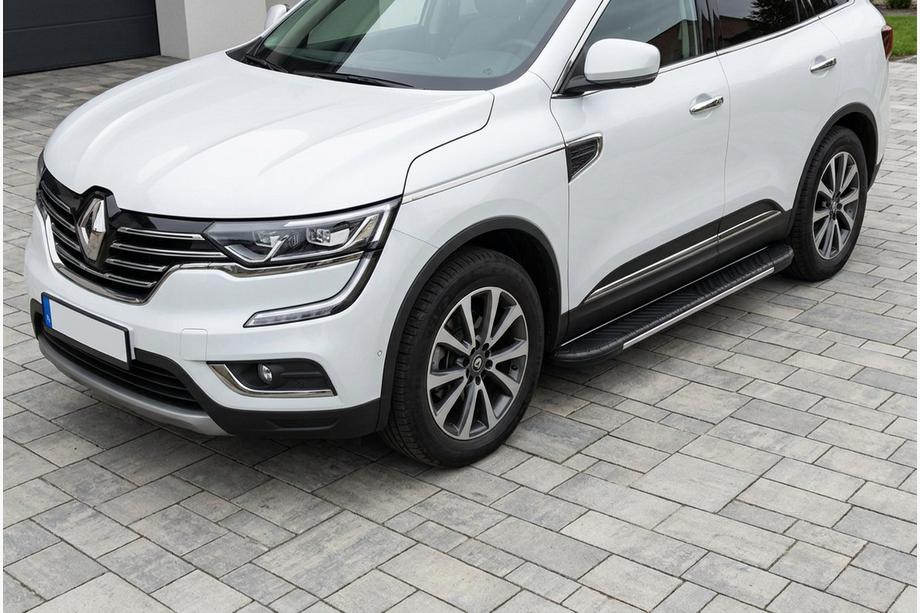 Renault Koleos 2016-2024 Side Steps Bosphore Grey (2 pcs, Aluminum) Image