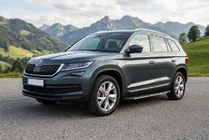 Skoda Kodiaq 2016-2023 Side Steps Bosphore Grey (2 pcs, Aluminum) photo 1