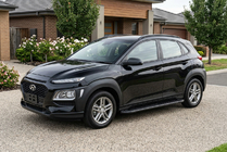 Hyundai Kona 2017-2023 Side Steps Bosphore Black (2 pcs, Aluminum) photo 1