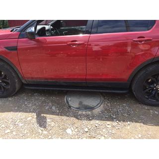 Side Steps Bosphore Black (2 pcs, Aluminum) Land Rover Discovery Sport 2014- photo 2