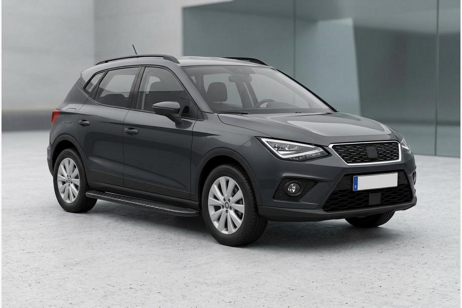 Seat Arona 2017- Side Steps Bosphore Black (2 pcs, Aluminum) Image