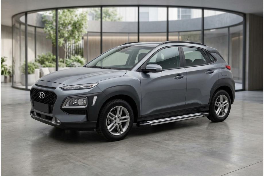 Hyundai Kona 2017-2023 Side Steps Rainbow (2 pcs, Aluminum) Photo 1