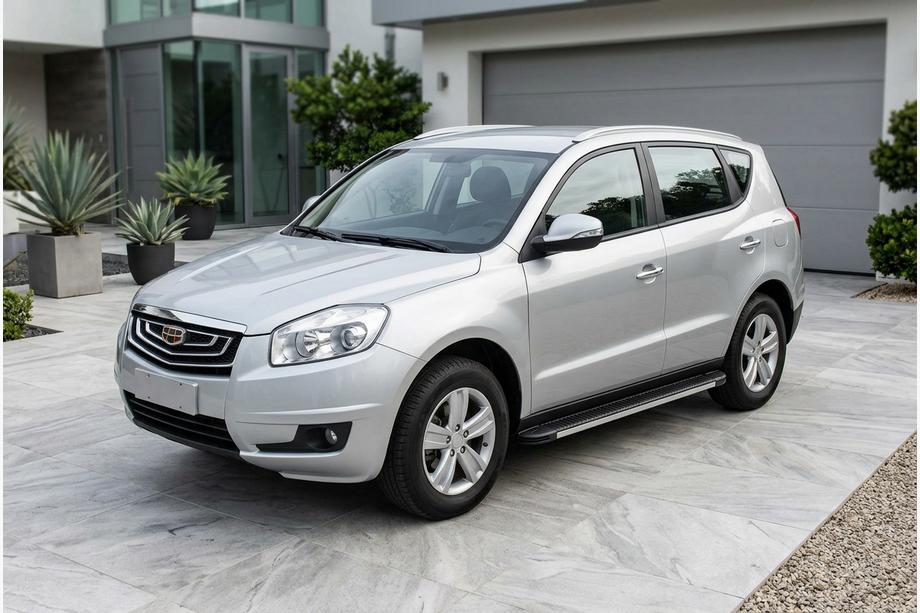 Geely Emgrand X7 2011- Side Steps Maya V1 (2 pcs, Aluminum) Image