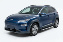 Hyundai Kona 2017-2023 Side Steps Maya V1 (2 pcs, Aluminum) photo 1