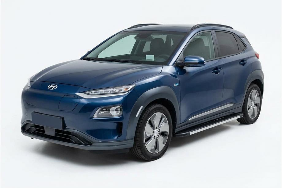 Hyundai Kona 2017-2023 Side Steps Maya V1 (2 pcs, Aluminum) Image