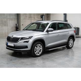 Side Steps Maya V1 (2 pcs, Aluminum) Skoda Kodiaq 2016-2023 photo 1