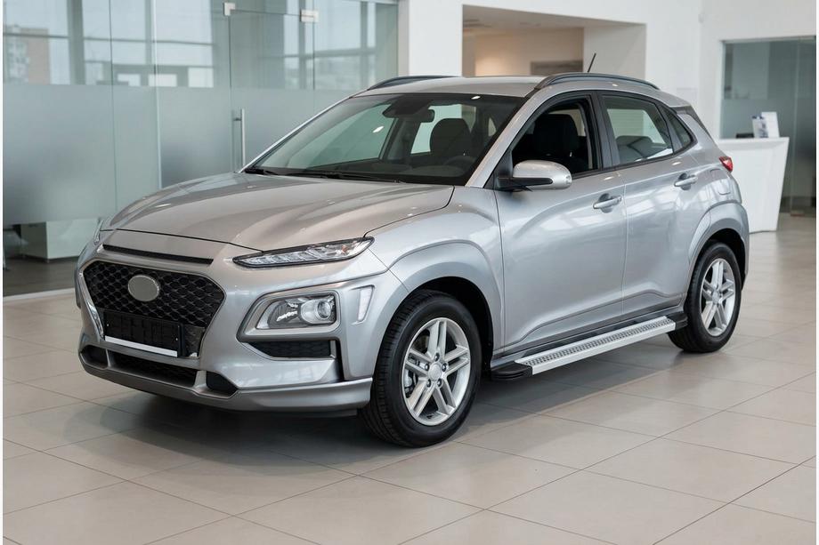Hyundai Kona 2017-2023 Side Steps Maya V2 (2 pcs, Aluminum) Image