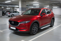 Mazda CX-5 2017–2025 Side Steps Maya V2 (2 pcs, Aluminum) photo 1
