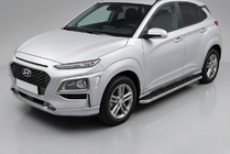 Hyundai Kona 2017-2023 Side Steps Maydos V1 (2 pcs, Aluminum) photo 1