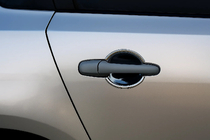 Mazda 3 2003-2009 Door handle bowls (4 pcs, stainless steel) photo 1