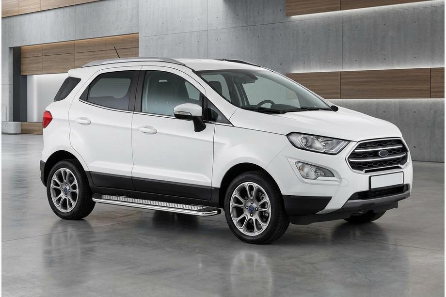 Ford Ecosport 2013-2022 Side Steps Maydos V2 (2 pcs, Aluminum & Stainless Steel) Image