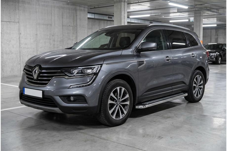 Renault Koleos 2016-2024 Side Steps Maydos V2 (2 pcs, Aluminum & Stainless Steel) Image