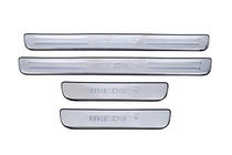 Mazda 3 2003-2009 Door Sill Protectors Libao (4 pcs, Stainless Steel) photo 2
