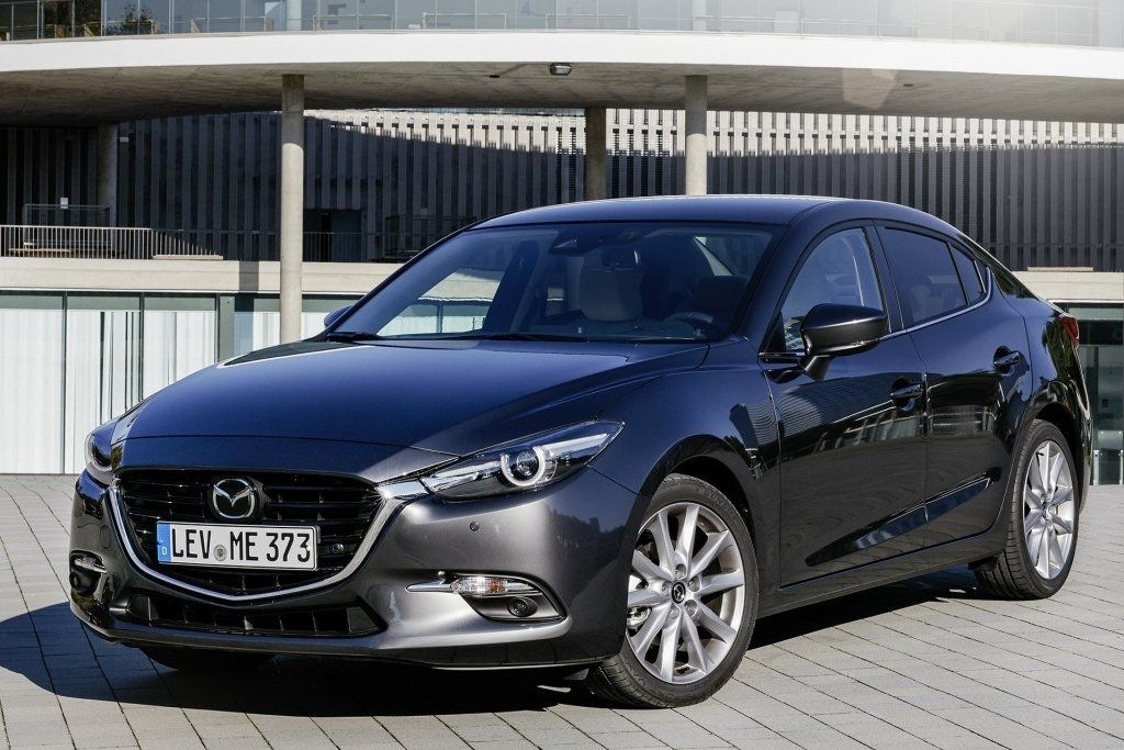 A restyled version of sedan Mazda 3