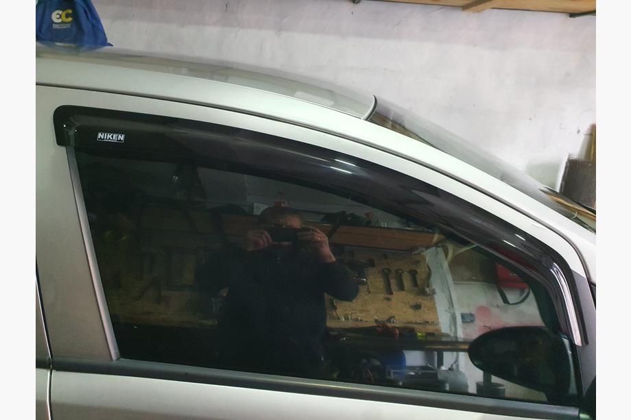 Opel Corsa D 2007-2014 Window Deflectors (4 pcs, Niken) Image