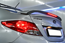 Hyundai Accent 2011-2017 Spoiler Niken V2 (primed for painting) photo 2
